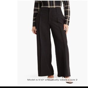 Wide Leg Black Pants